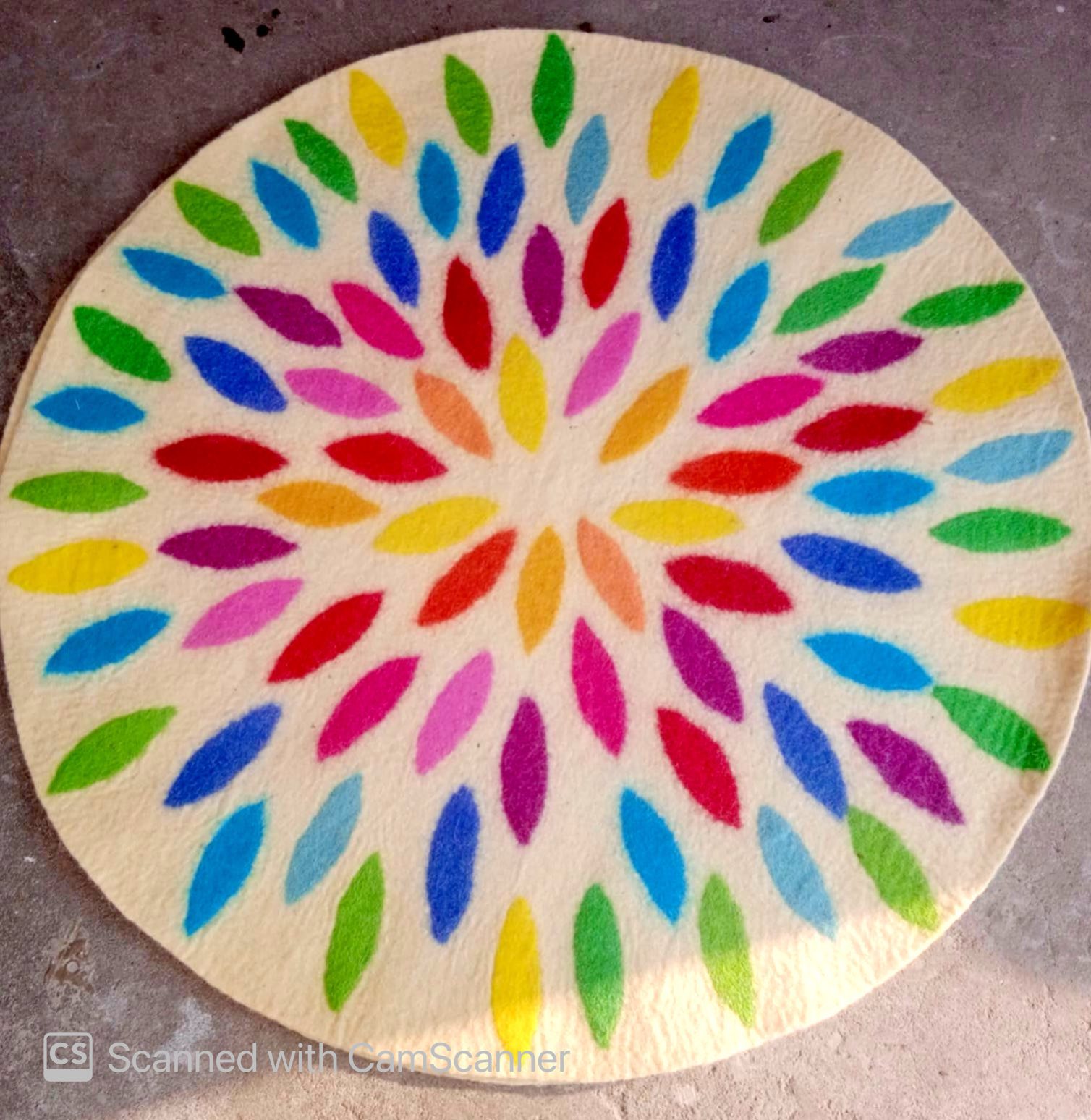 Handcrafted Felt Mat